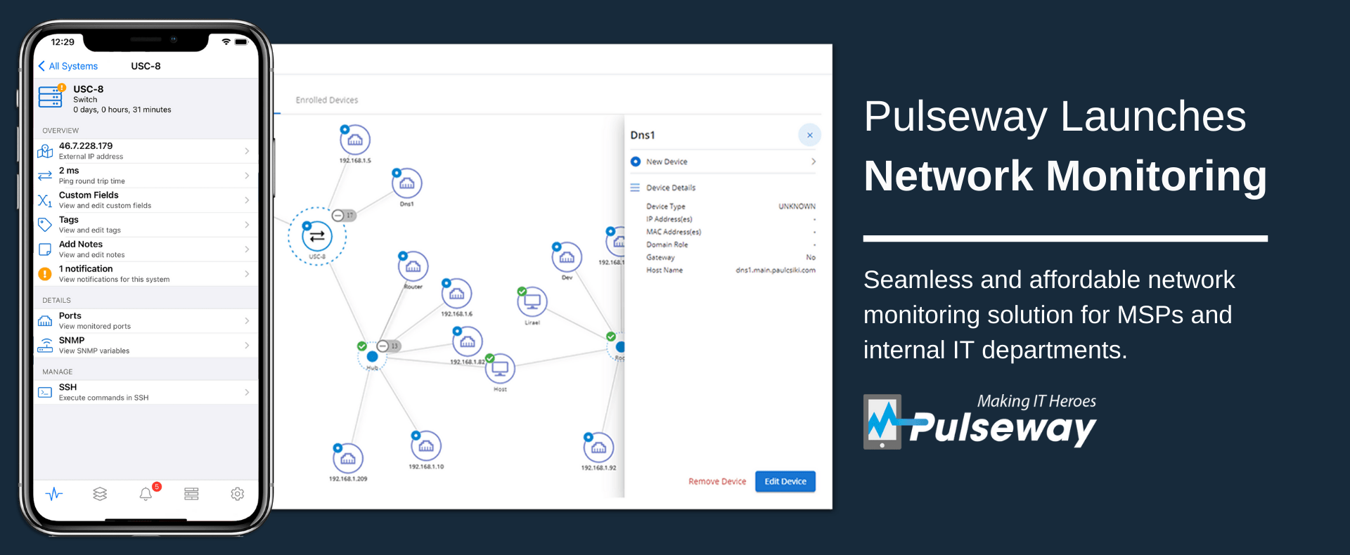 Pulseway Launches Network Monitoring
