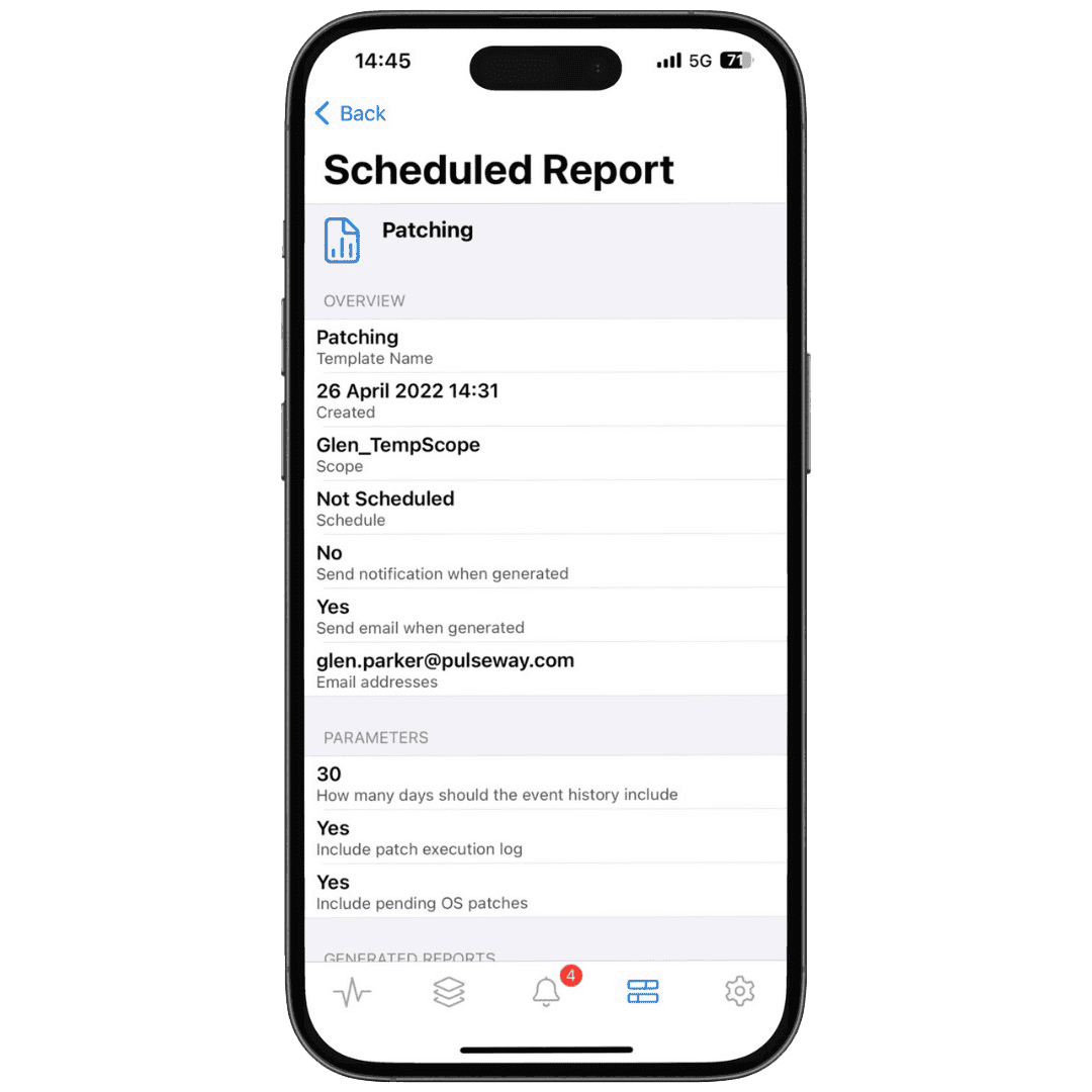 Mobile App: report from everywhere